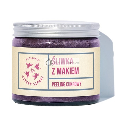 Mydlarnia Cztery Szpaki Zuckerpeeling für den Körper Pflaume mit Mohn - 250ml