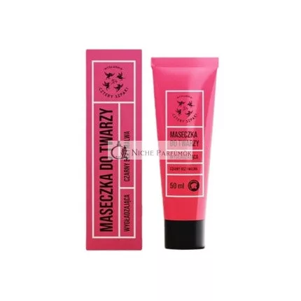 Mydlarnia Cztery Szpaki Glättende Gesichtsmaske mit Holunder und Malve, 50ml