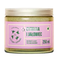   Mydlarnia Cztery Szpaki Aufhellendes Zuckerscrub mit Zitrone und Wacholder 250ml