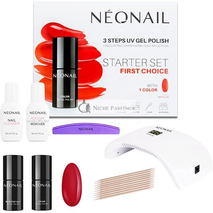 NEONAIL Erste Wahl Starterset Pink Rot Beige