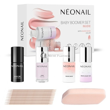 Neonail Baby Boomer Nude Set - UV Nagellack - Shellac - Nagelset - Farben - Basis - Nägel - Maniküre - Hard Top