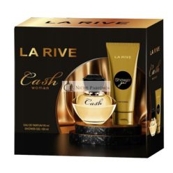   La Rive Cash Woman EDP Geschenkset, 90ml Parfüm + 100ml Duschgel - Neu & Original!