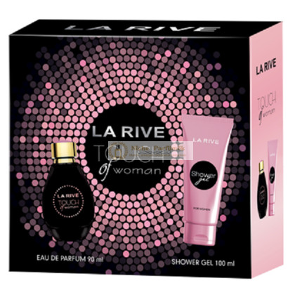 La Rive Berührung der Frau Geschenkset EDP 90ml und Duschgel 100ml - Neu