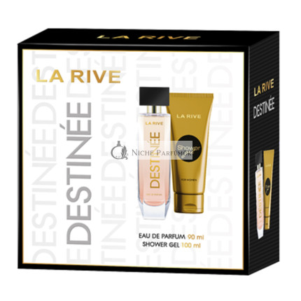 La Rive DESTINEE Geschenkset EDP 90ml und 100ml Duschgel - Neu und Original