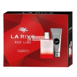   La Rive RED LINE EDT Geschenkset 90ml Parfüm + 100ml Duschgel