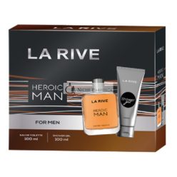   La Rive HEROIC Geschenkset EDT 100ml und Duschgel 100ml - Neu und Original