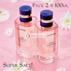   La Rive HER CHOICE Damen Eau De Parfum 100ml Blumige und Fruchtige Noten