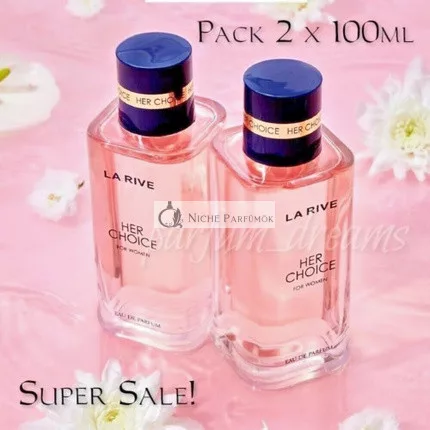 La Rive HER CHOICE Damen Eau De Parfum 100ml Blumige und Fruchtige Noten