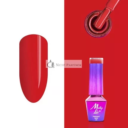 Hybrid Lakk Molly Lac Szívek és Csók Ruby Gyűrű 5 ml No. 196