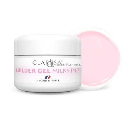 Claresa Professioneller Builder Gel für Nägel Milky Pink, 15g