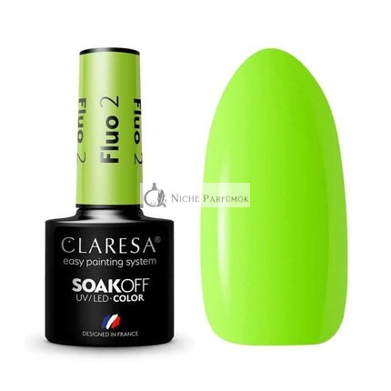 Fluo UV Körömlakk 5ml Claresa - 2db