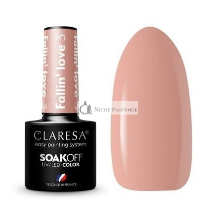 Fallin Love UV Körömlakk 5ml Claresa - 3 db-os csomag