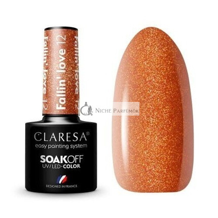 Fallin Love UV Körömlakk 5ml Claresa - 12 darabos csomag