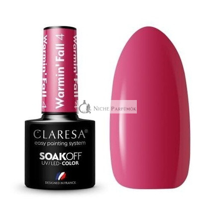 Warmin Herbst UV Nagellack 5ml Claresa - 4er Pack