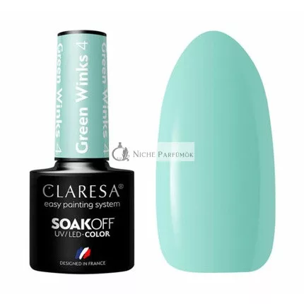 Claresa Soak Off Hybrid-Nagellack, Grüne Blinzeln, 4,5g