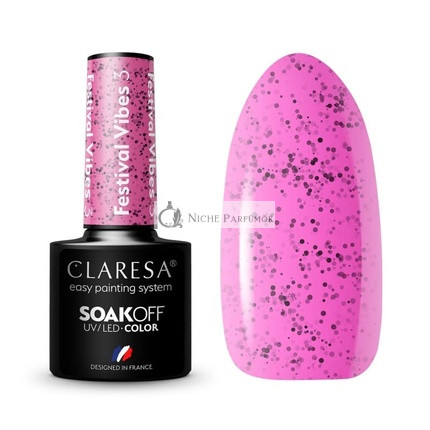 Festival Vibes UV Körömlakk 5ml Claresa - 3 darab