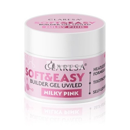 Claresa Builder Gel Soft & Easy Milky Pink, 45 g