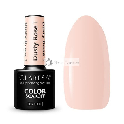 Claresa Staubige Rose UV Nagellack, 5ml