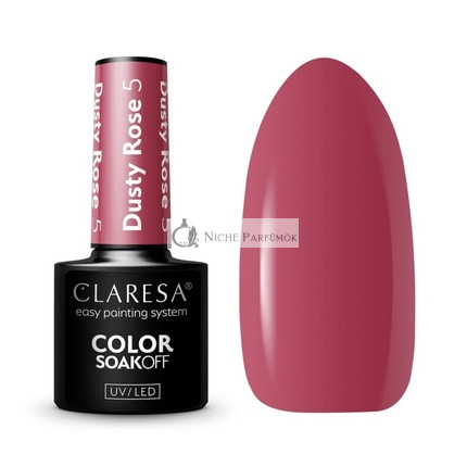 Claresa Staubige Rose UV Nagellack 5ml - Packung mit 5