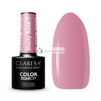 Claresa 8 Staubrosa UV Nagellack 5ml