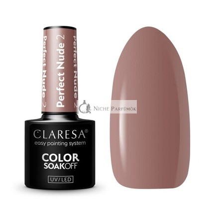 Claresa 02 Tökéletes Nudes UV Körömlakk, 5ml