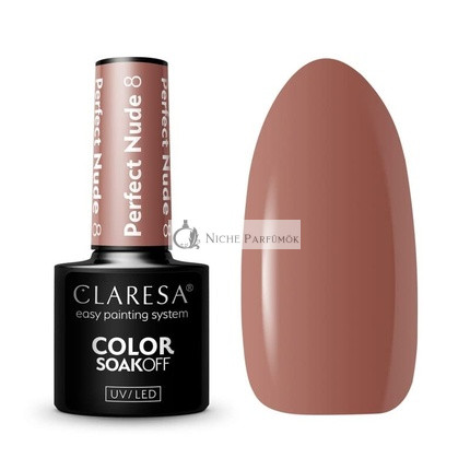 Claresa 08 Perfektes Nude UV Nagellack 5ml