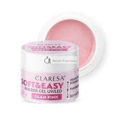 Claresa Builder Gel Puha és Könnyű Glam Pink