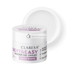 Claresa Puha és Könnyű Építő Zselé Tejfehér 12g
