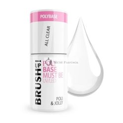   Brushup Poli Bázis UV LED Hibrid Smink Bázis Poli Jolly All Clear, 5g