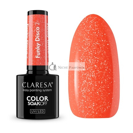Claresa Soak Off UV LED Funky Disco Hybrid-Nagellack 2,5g