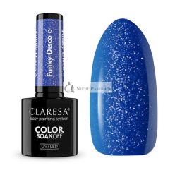   Claresa Leáztatható UV LED Funky Disco Hibrid Körömlakk 6 5g