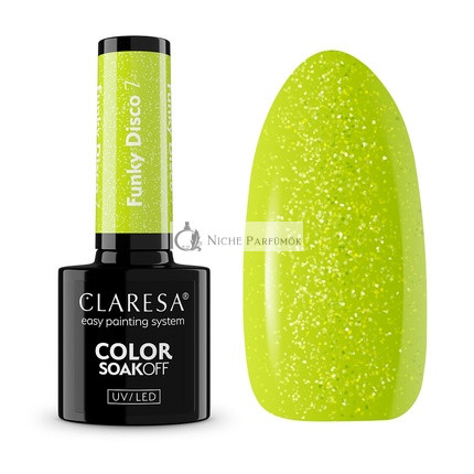 Claresa Entfernbare UV LED Funky Disco Hybrid-Nagellack 7.5g