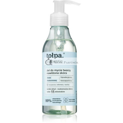 Tołpa Authentic Feuchtigkeitsspendendes Gesichtsreinigungs-Gel, 195ml