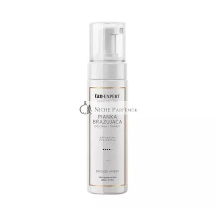 Tanexpert Prémium Sorozat Barnító Hab Arcra és Testre - Bronz Amber, 200ml