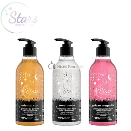 Sternen Körperwaschgel mit Glitzerpartikeln, 400ml