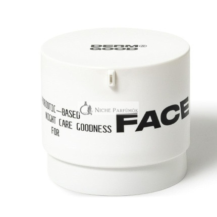 Derm Good Night Cream 40+, Probiotikum, A- és E-vitamin, Shea Vaj, Olajok, Squalán, Anti-Aging, Simít, Feszesít, Javítja a Denzitást, Hidratál, Táplál, Regenerál 50ml