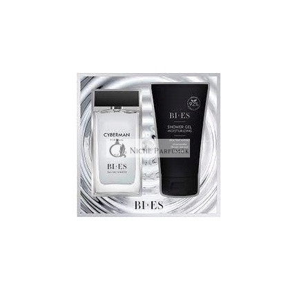 Bi-Es Cyberman Eau De Toilette és Tusfürdő Szett, 90ml, 150ml