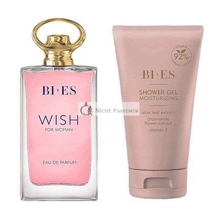 Bi-Es Wish Parfüm und Duschgel Set - 90ml Parfüm und 150ml Duschgel