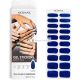 NEONAIL UV Gel Aufkleber Einfach Anzubringen M01 Blau 15 Muster Nagelaufkleber Nagellackstreifen Gel-Nagelaufkleber für Füße und Hände Dekorative Nagelaufkleber