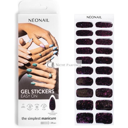 NEONAIL UV Gel Aufkleber M03 Glitter 15 Muster