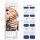 NEONAIL UV Gel Aufkleber Einfache Anwendung M10 Blau Glitzer 15 Muster Nagelaufkleber Nagellackstreifen Gel-Nagelaufkleber Aufkleber für Füße und Hände Nageldesign Dekoration