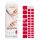 NEONAIL UV Gel Aufkleber Einfache Anwendung P03 Rot 15 Muster Nagelaufkleber Gel-Nagelaufkleber Fuß- und Handnagel-Dekoration