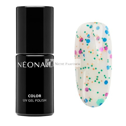 NEONAIL UV Nagellack 7.2ml Meisterschafts-Konfetti Multicolor Glitzer Gel Nagellack