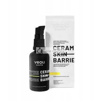 Veoli Botanica Ceramid-Hautbarriere regenerierende und aufbauende Creme mit Ceramiden NP, AP und EOP - 40 ml