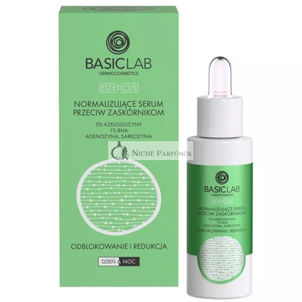 Esteticus Normalizáló Szérum Fekete Pattanások Ellen 5% Azeloglicin és 1% BHA, 30ml