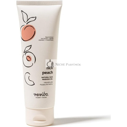 Resibo Gazdag Őszibarack Természetes Arctisztító Gél 125ml, 100% Vegan