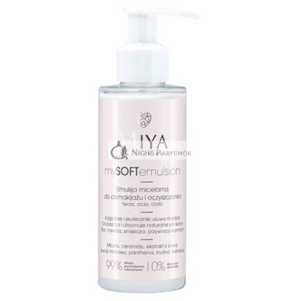 MySOFTemulsion Micellás Emulzió Sminkeltávolításhoz és Tisztításhoz, 140ml