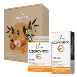   Uzdroviscoset Pre-Age Világosító Arckrém 50ml és Normalizáló Arcszérum 30ml