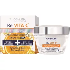   FLOSLEK Regenerierende Nacht-Gesichtscreme 50ml - für reife Haut 40+ - Dermatologisch getestet - Hergestellt in der EU