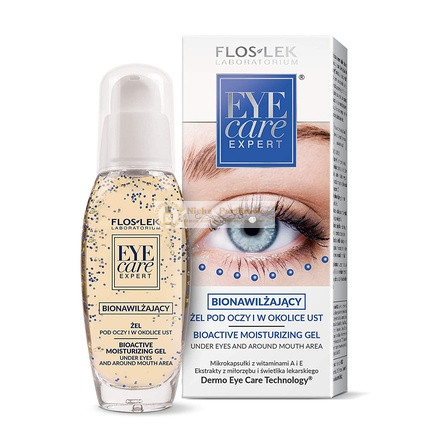 FLOSLEK Bio Hidratáló Gél Szemkörnyék és Szájterületre, 30ml
